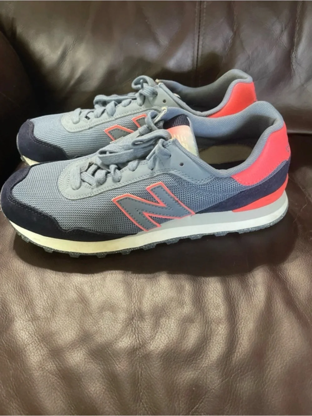 Women’s 9.5 New Balance Blue and Coral Sneakers
